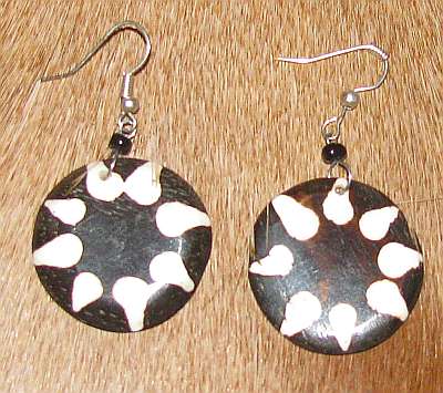 African Bone ear rings African Bone ear rings