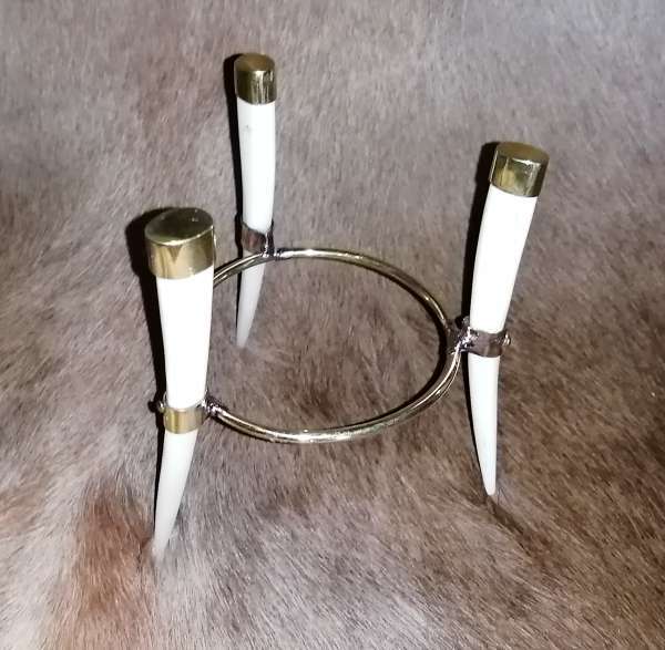 Bone Ostrich Egg Holder
