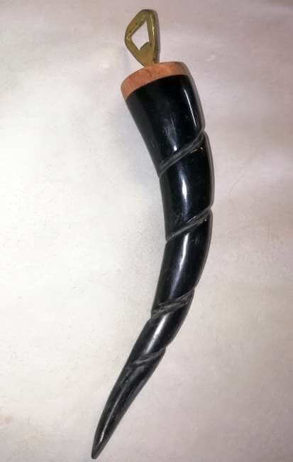 Nguni cow horn bottle openers