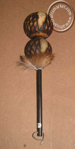 Double African Calabash shakers