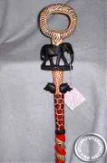 Elephant cane African handmade wooden Elephant cane