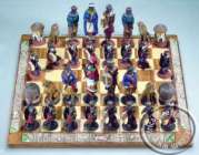 Zulu tribe chess set Zulu VS Xhosa - African Chess Sets