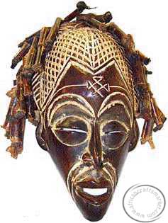 African male Chokwe mask