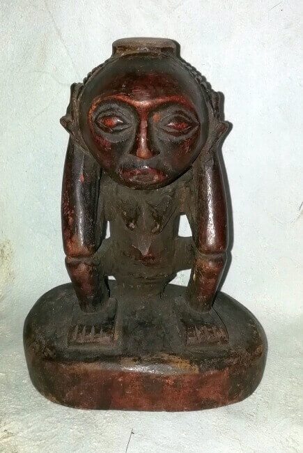 Wooden Fang figure African Fang figure