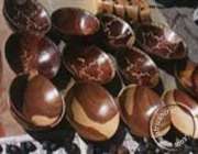 African roudn wood bowls African Wood Fruit bowl