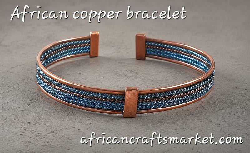 African copper bracelets