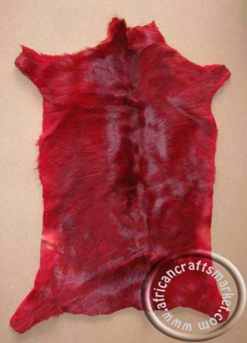 African Dyed Mountain Reedbuck Skins