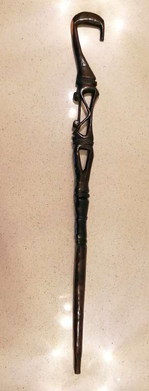 African Ebony Tribal Tokwe Cane