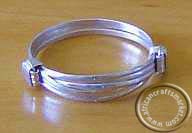 Silver Elephant hair ring 
