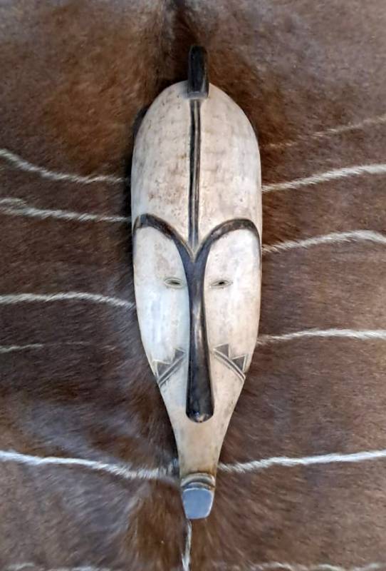 African black and white Fang mask African black and white Fang mask