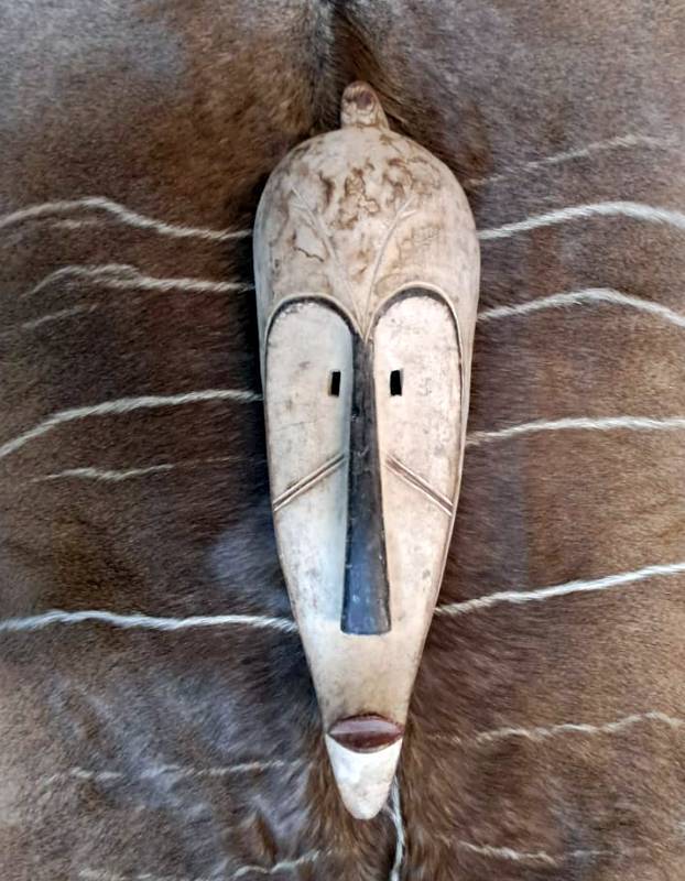 African black and white Fang mask African black and white Fang mask