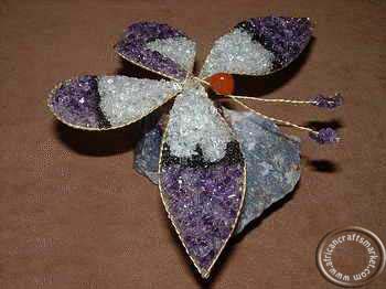 Gemstone butterfly African gemstone butterfly - 12cm
