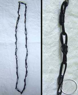 Giraffe hair necklaces