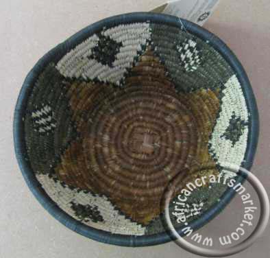 Grass Woven Zulu Open Bowls Grass Woven Zulu Open Bowls