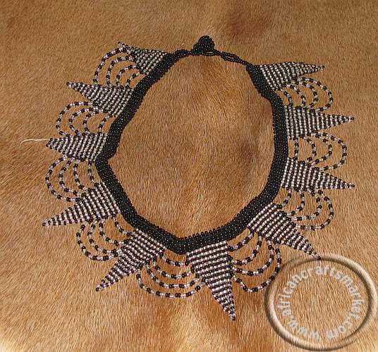 African Zulu beaded necklace