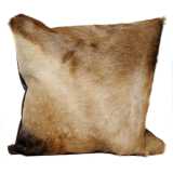 Hartebeest hide cushion