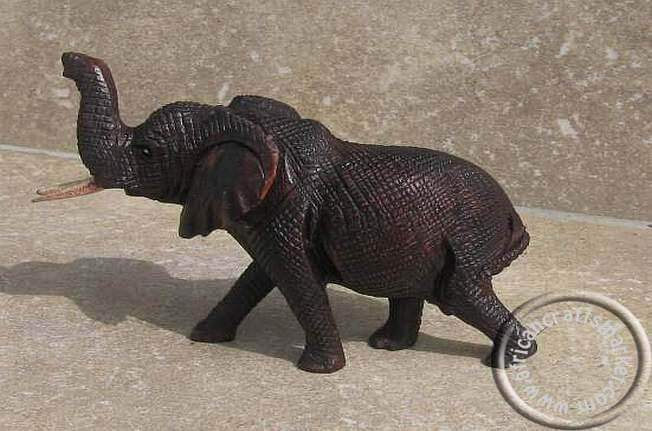 African hand carved Iron wood Elephant African hand carved Iron wood Elephant