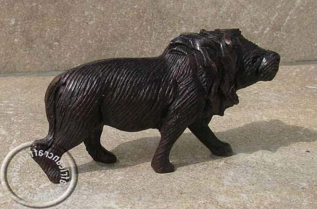 African Olive wood warthog