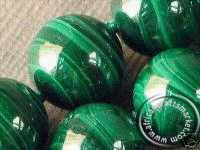 Malachite stone beads