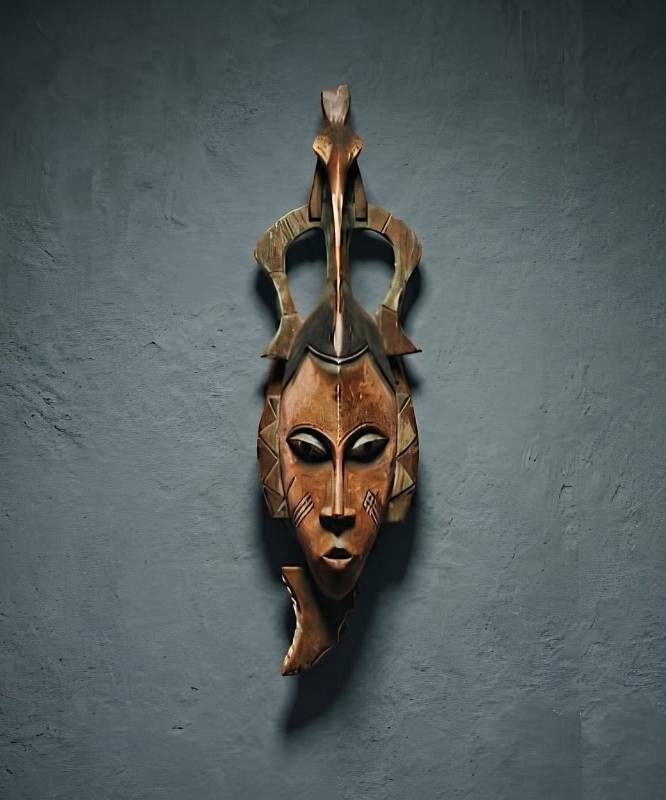 African tribal Guro mask