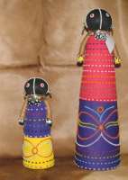African ceremonial doll Ceremonial Ndebele dolls