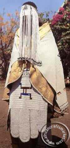 Traditional Ndebele woman ceremony