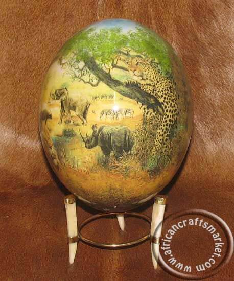 Big 5 ostrich egg