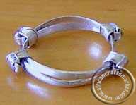 Silver Elephant hair ring 