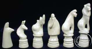 African stone chess pieces African Kenay chess set pieces