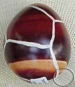 African Soapstone Egg Cracked African Soapstone Egg Cracked