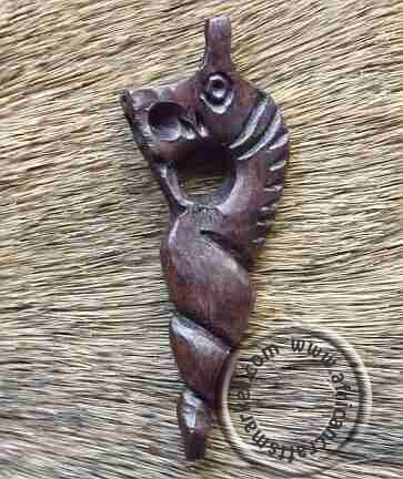 Wood Nyami Nyami pendant