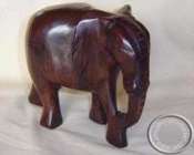 African wood carved Elephant