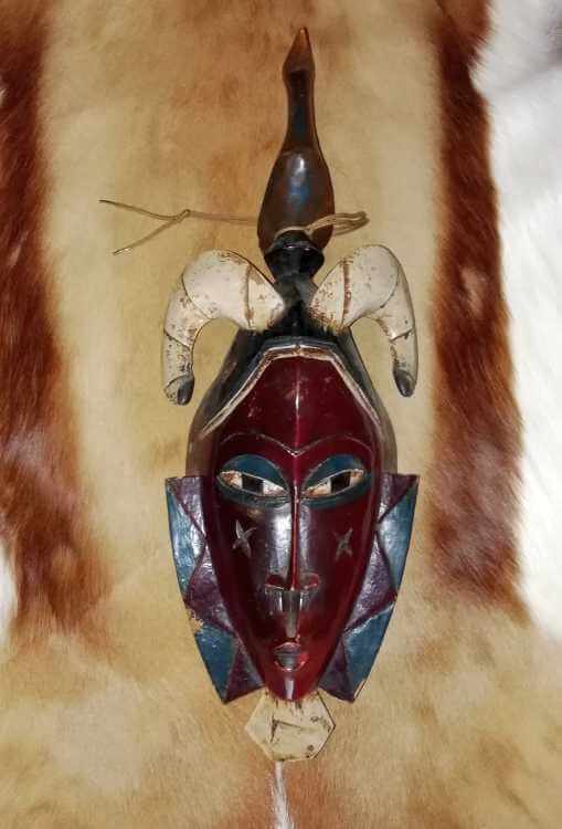 African wodn carved Guro mask African Guro mask