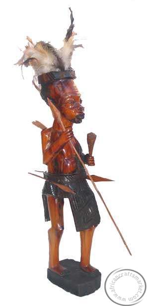 Wooden Zulu warrior