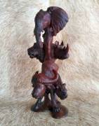 African wooden big 5 set