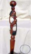 Shona cane African Iron wood abstract Shona cane