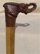 elephant cane African Elephant head cane