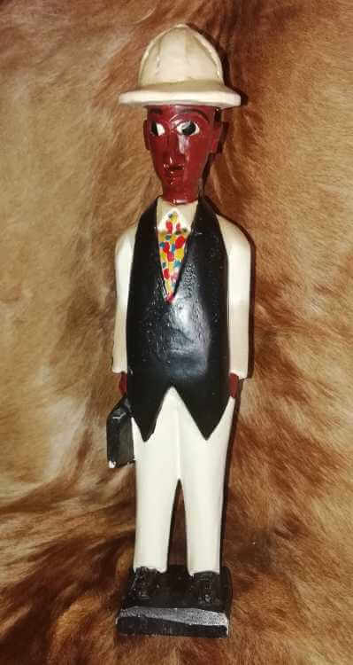 Wooden colonial Businessman