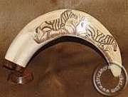 African Scrimshaw warthog Tusk