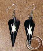 African Bone Ear Ring Sets