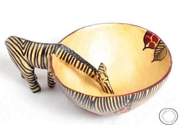 African bowl - Zebra African Zebra bowl