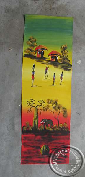 African village painting African village painting
