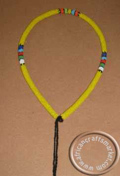 African beaded Zulu belt
