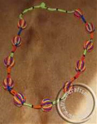 Zulu Beaded Ball Necklace African Zulu Beaded Ball Necklace
