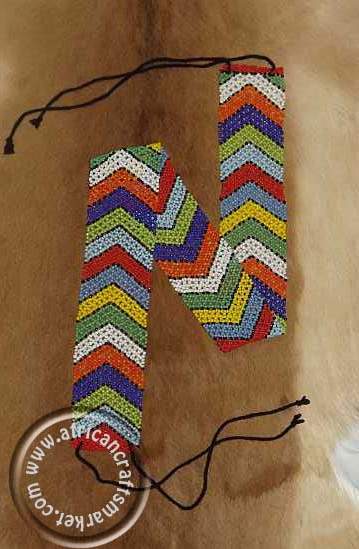 African Zulu beaded belt