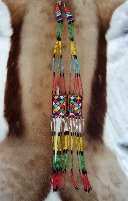 African Zulu beaded necklace