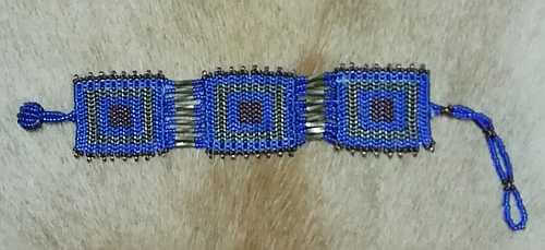 African beaded wrist band Zulu beaded wrist band