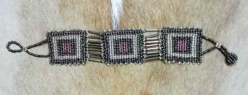 African beaded wrist band Zulu beaded wrist band