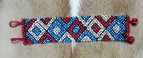 African beaded wrist band Zulu beaded wrist band