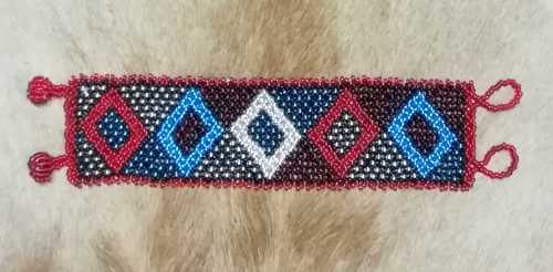 African beaded wrist band Zulu beaded wrist band